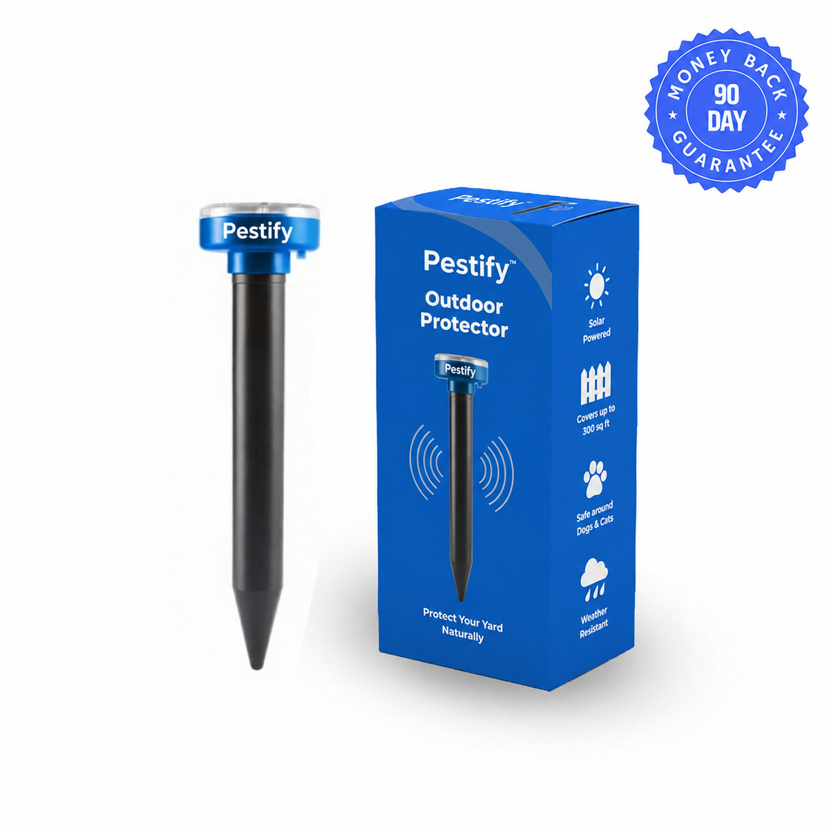 Solar Garden Pest Repeller