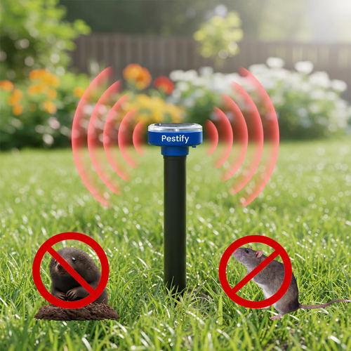 Solar Garden Pest Repeller