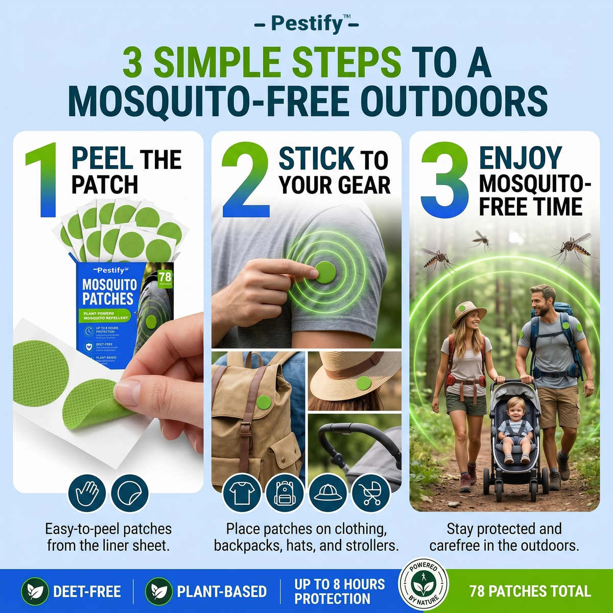 Mosquito Repellent Patches